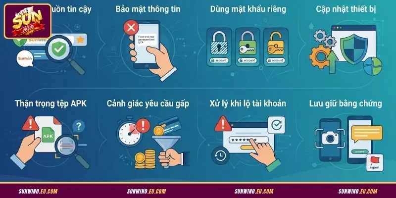 Cách phòng tránh lừa đảo và bảo vệ tài khoản khi vào Sunwin
