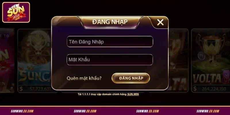 Đăng nhập Sunwin dễ dàng, nhanh chóng chỉ 3 bước