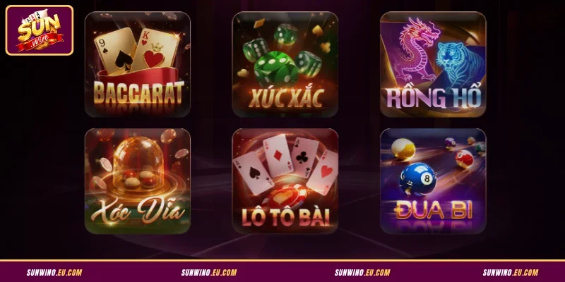 Điểm danh game hot tại sảnh Via Casino Sunwin
