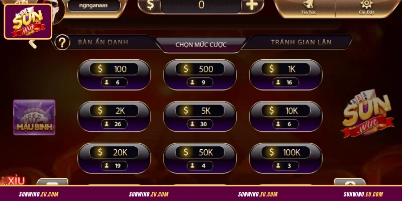 Khái quát về game bài Mậu Binh Sunwin