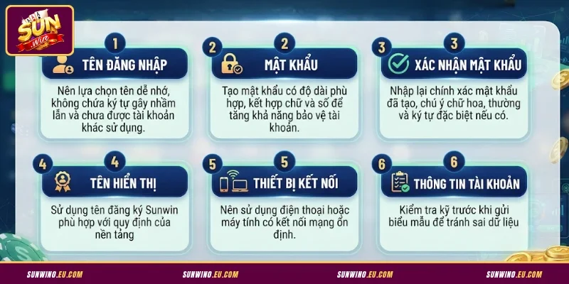 Những thứ cần chuẩn bị khi đăng ký Sunwin