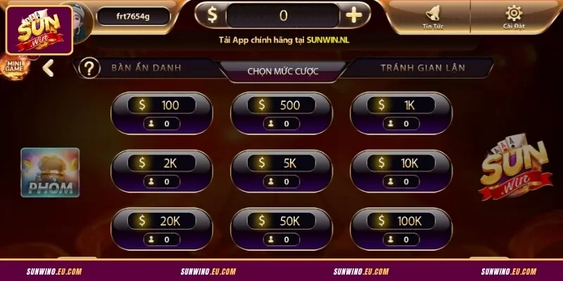 Phỏm Sunwin là game bài đề cao tư duy, chiến thuật và khả năng quan sát