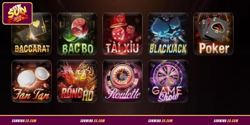 Top game hấp dẫn nên trải nghiệm tại Evolution Sunwin